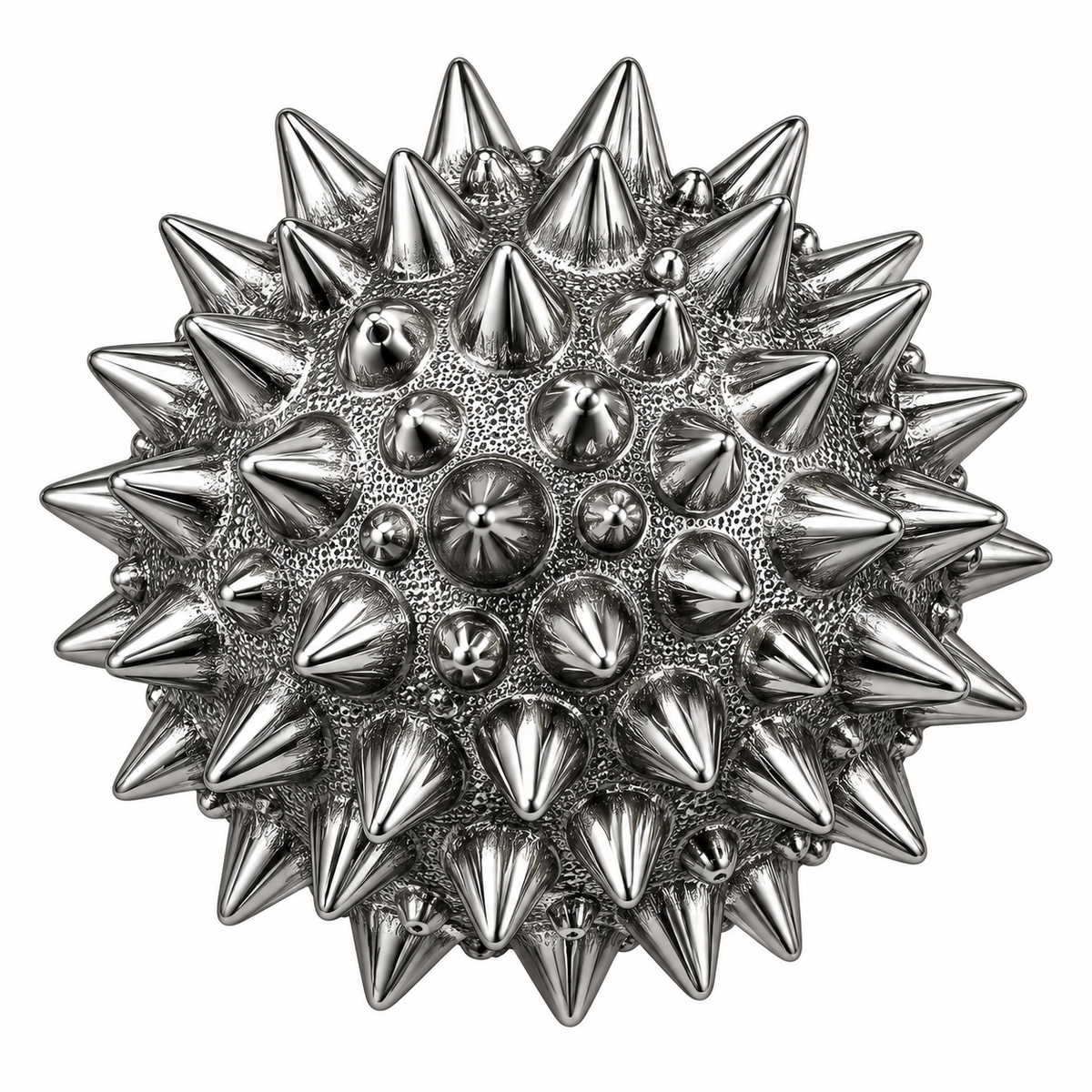 Metal sea urchin