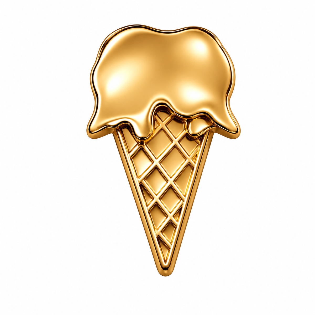 Golden ice cream