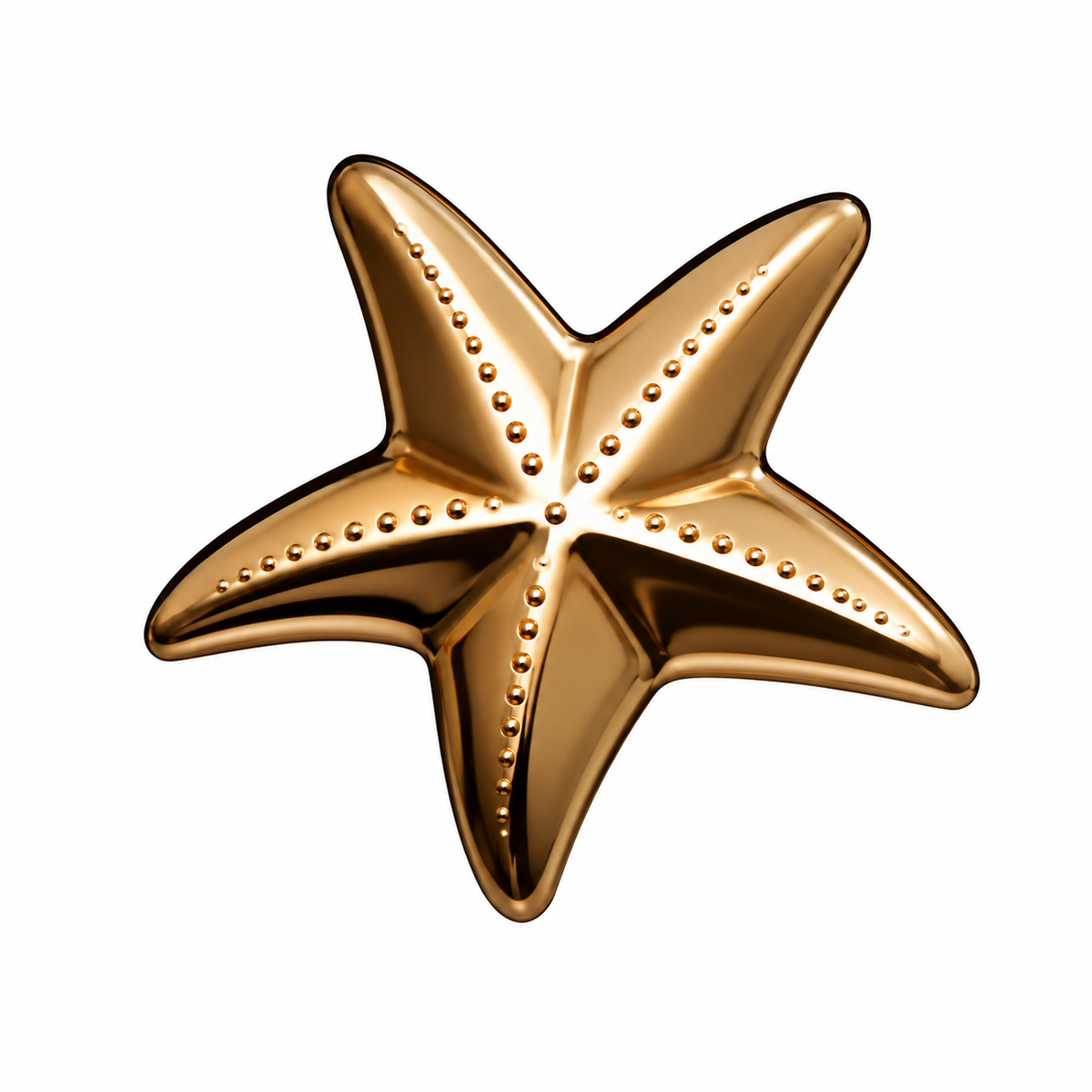 Golden starfish